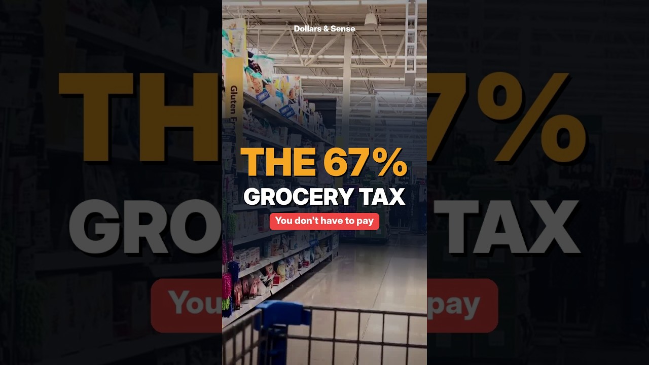 The 67% grocery tax you don't have to pay #Shorts