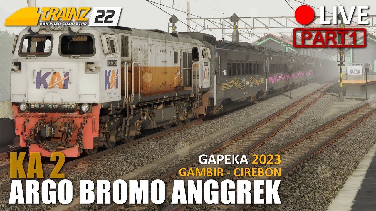 🔴 [LIVE] PAKAI RANGKAIAN BARU! Dinas KA 2 Argo Bromo Anggrek (Part 1) | TRAINZ SIMULATOR INDONESIA