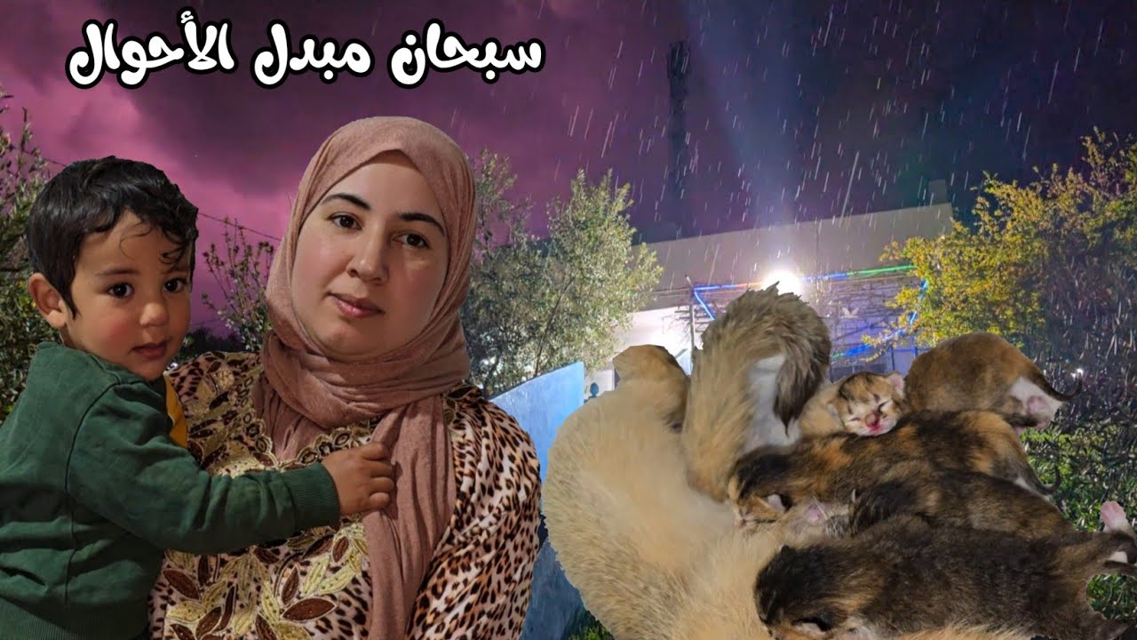 ولدات فالشتا باليل شوفو فين ولدات سبحان الخالق إرحمو من في الأرض يرحمكم من في السماء