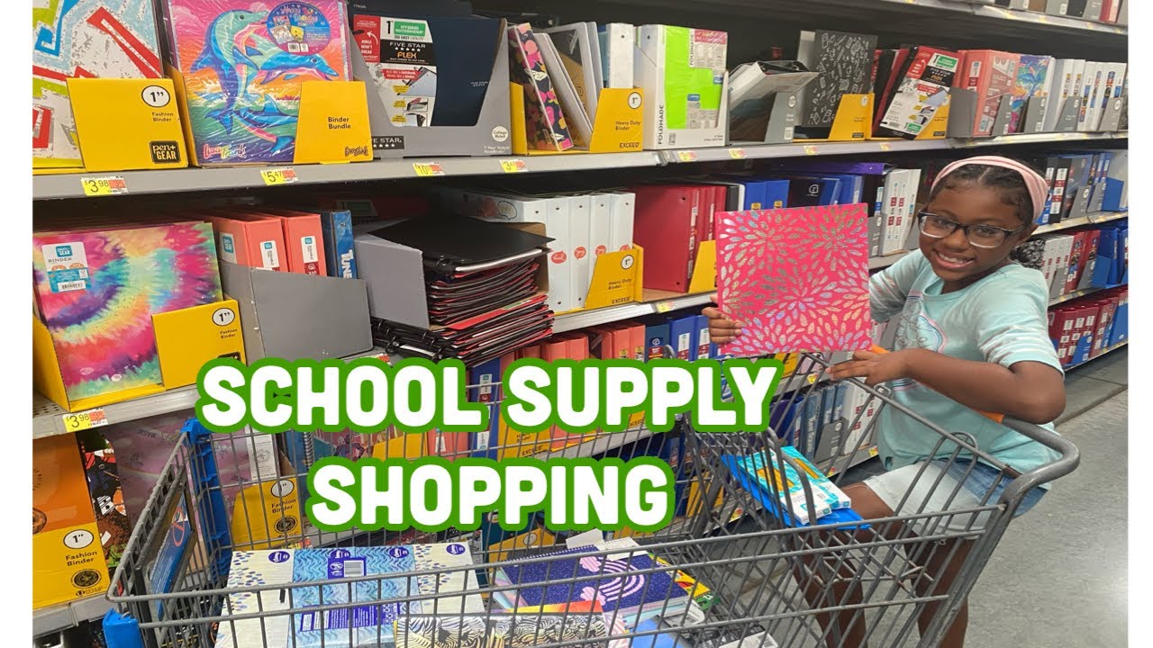 BACK TO SCHOOL SUPPLY SHOPPING VLOG 2021 | 5th Grade | Walmart | Target