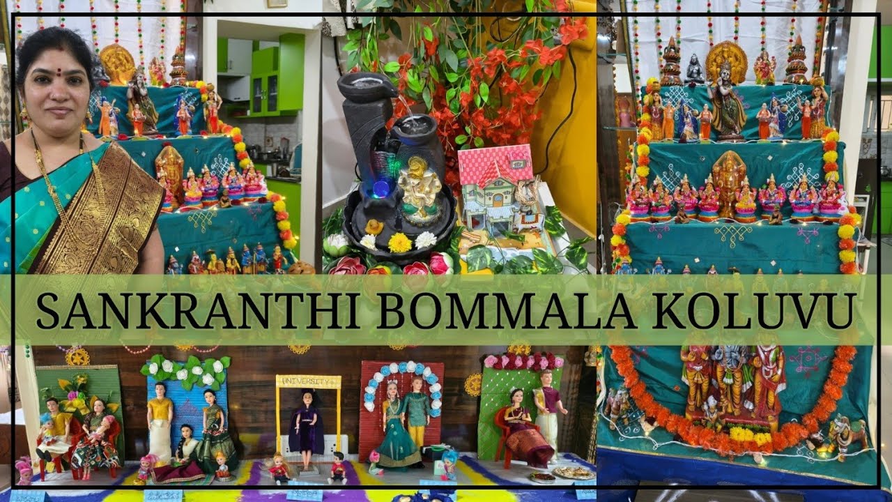 Traditional Sankranthi Bommalakoluvu | Indian Festival Decor 