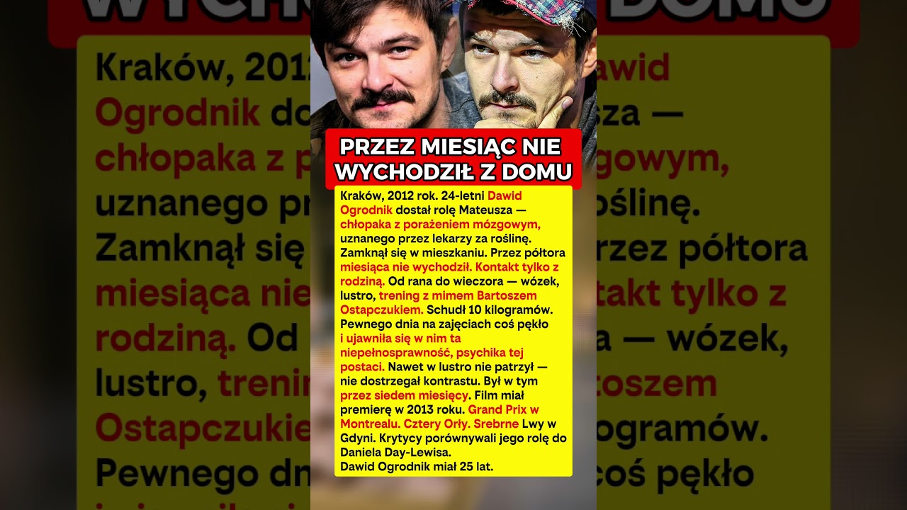 LEKARZE UZNALI GO ZA ROŚLINĘ ON ZAGRAŁ TO