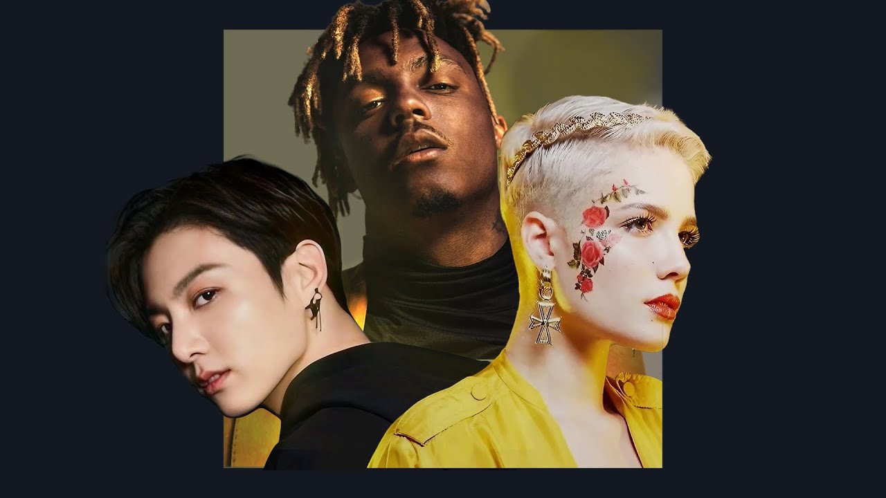 Jungkook, Halsey, ft Juice WRLD - Stay Alive Without Me (AI Mashup)