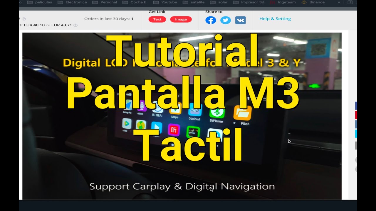 Tutorial Pantalla M3 2021