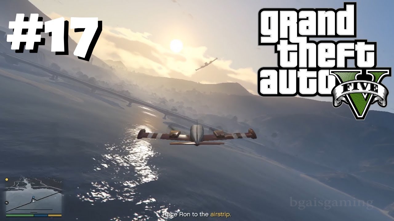 GTA V GAMEPLAY - Misi Trevor Mengendarai Pesawat Walkhtrough Bgais Gaming
