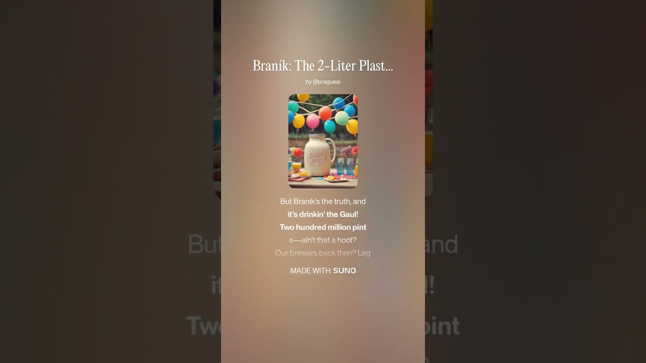 Braník: The 2 Liter Plastic Bottle Ballad 