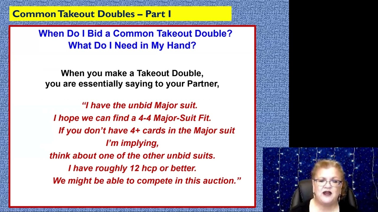 Basic Common Takeout Doubles - Part I