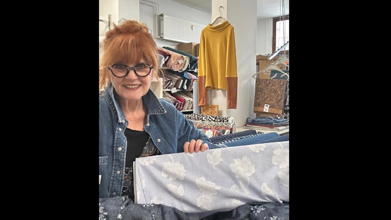 👖 Jeans trifft leichte Baumwolle – die perfekte Kombination für deine Nähideen!@fachfrauenstoffladen