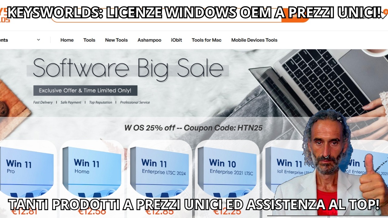 WINDOWS E OFFICE A PREZZI FOLLI! 🚀 LICENZE ORIGINALI SU KEYSWORLDS!
