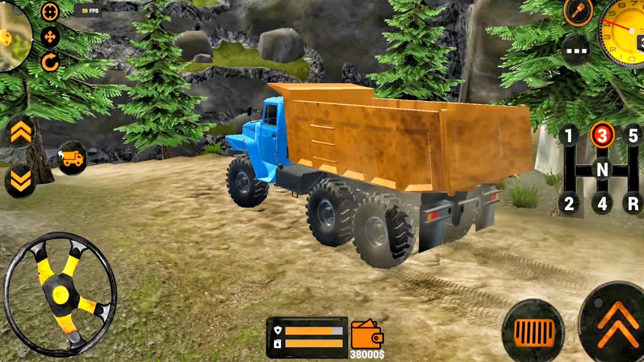 Backhoe Loader JCB Simulator Gameplay - Indian Vehicles Truck JCB Driving - Android Gameplay