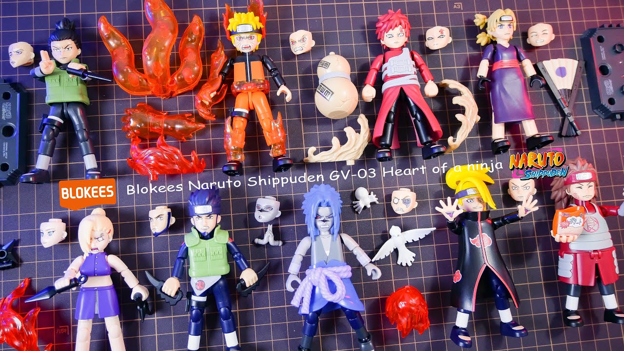 Blokees Naruto Shippuden GV03 (Vol 3) Heart of a ninja | Unbox & Full Build All Figure in 1 Box Set