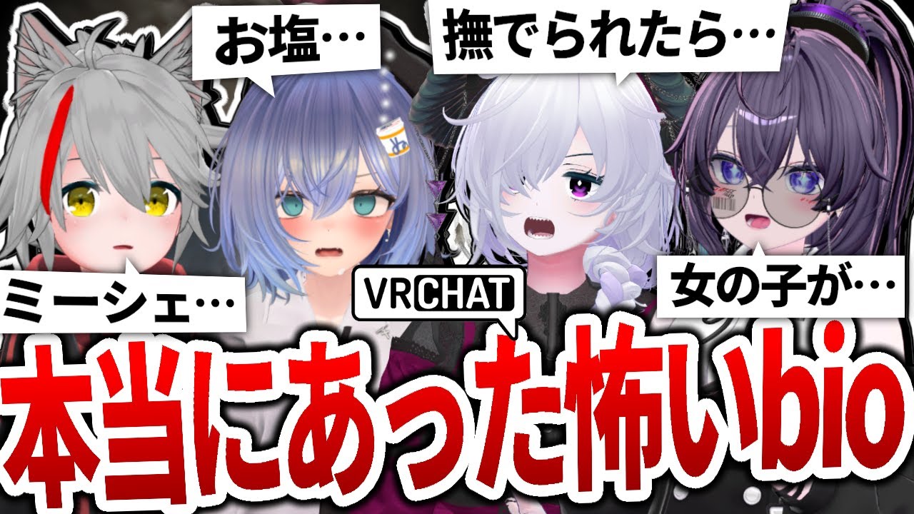 VRChat 自己紹介の所何もないの怖くない？