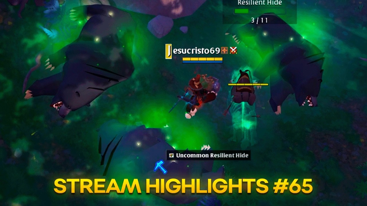 El nuevo aspecto del luna sangrienta es muy realista | Stream highlights #65 | Albion Online