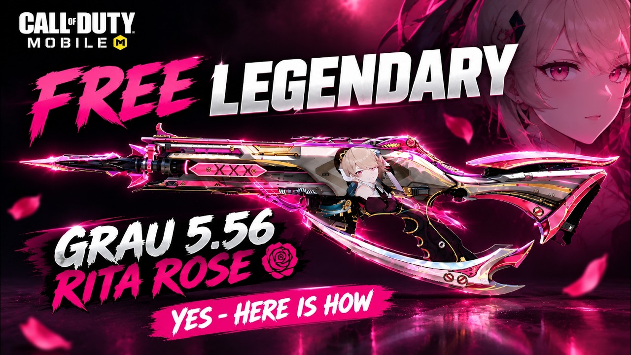 How To Unlock FREE Grau 5.56 Rita Rose FAST in COD Mobile #codmobile #callofdutymobile #codmobile