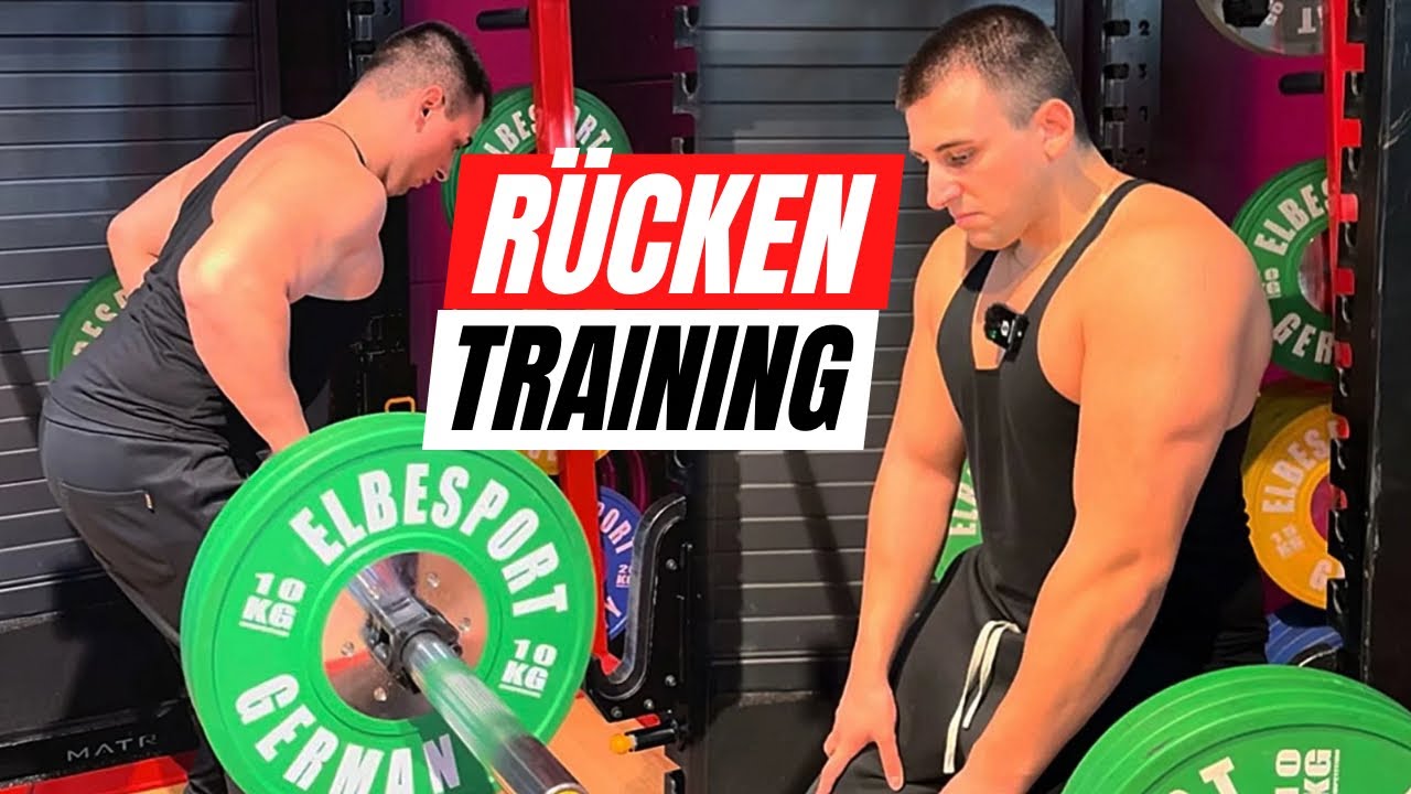 RÜCKEN TRAINING - LANGHANTEL RUDERN