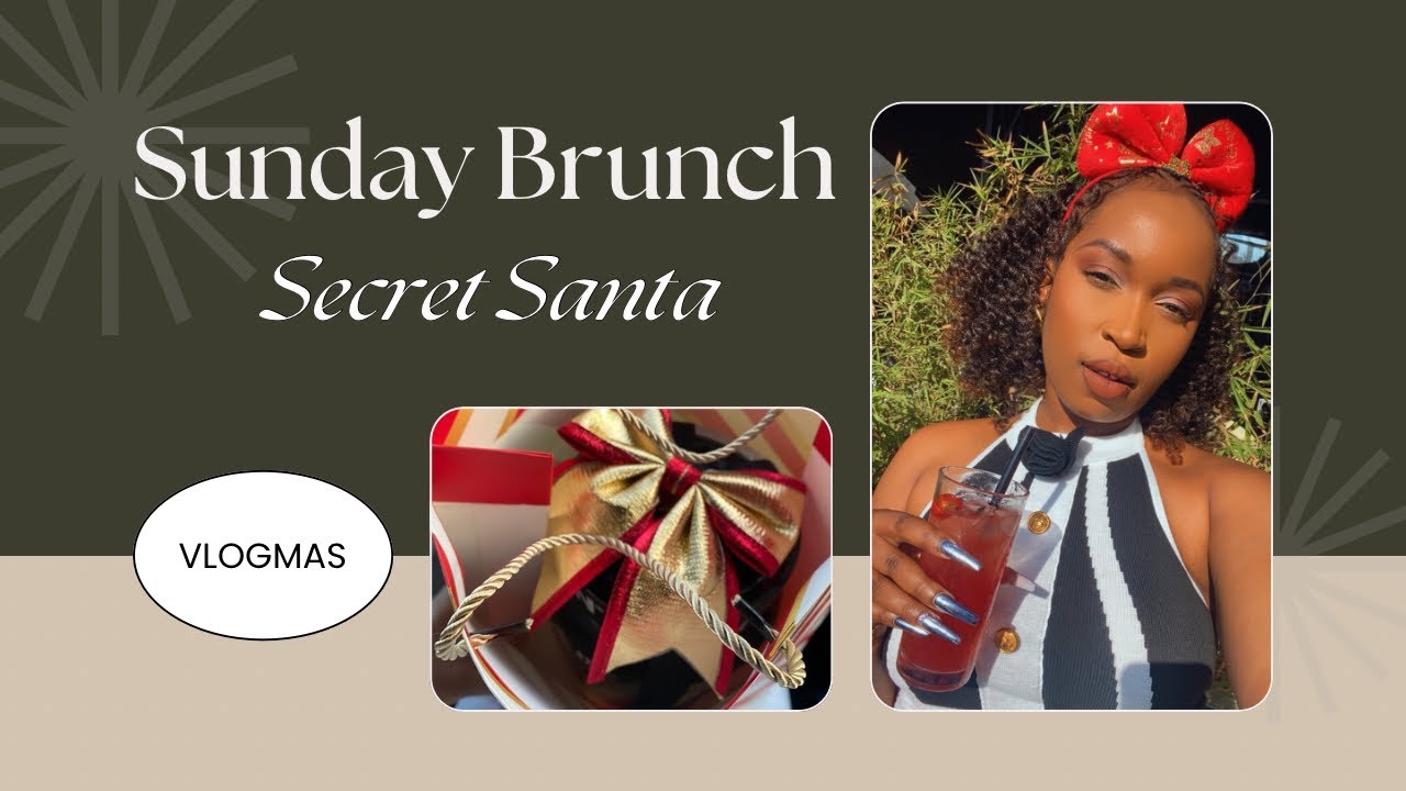 BREW BISTRO SUNDAY BRUNCH X SECRET SANTA DINNER VLOG || VLOGMAS DAY 15 