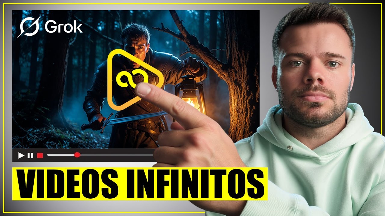 Cómo crear VIDEOS IA largos con este TRUCO en GROK 4 GUÍA COMPLETA