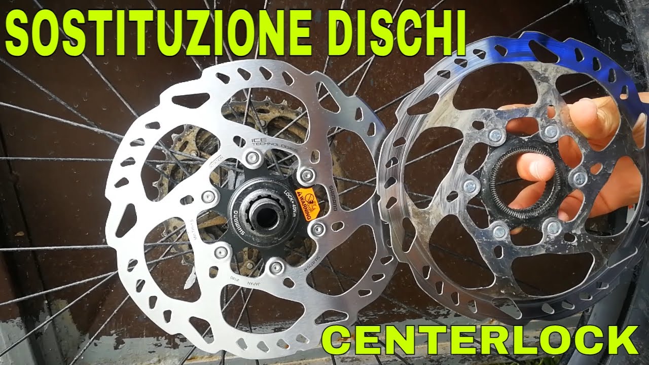 COME SOSTITUIRE DISCHI CENTERLOCK SHIMANO