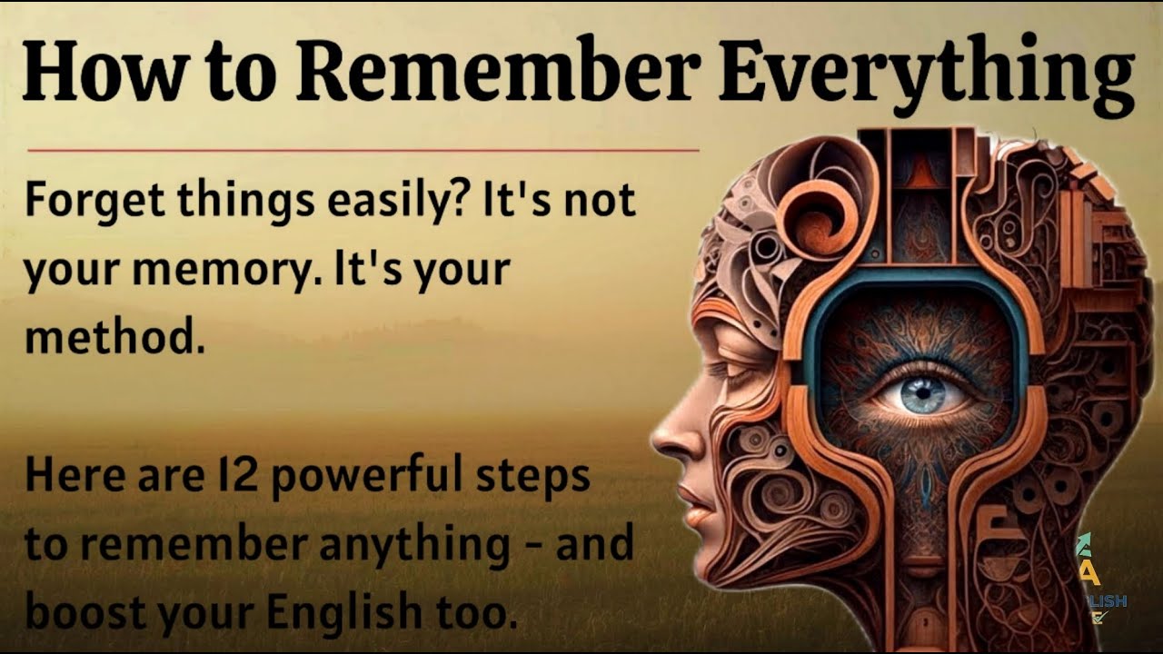 How to Remember Everything - Boost Your Memory || Graded Reader || Improve Your English ✅️