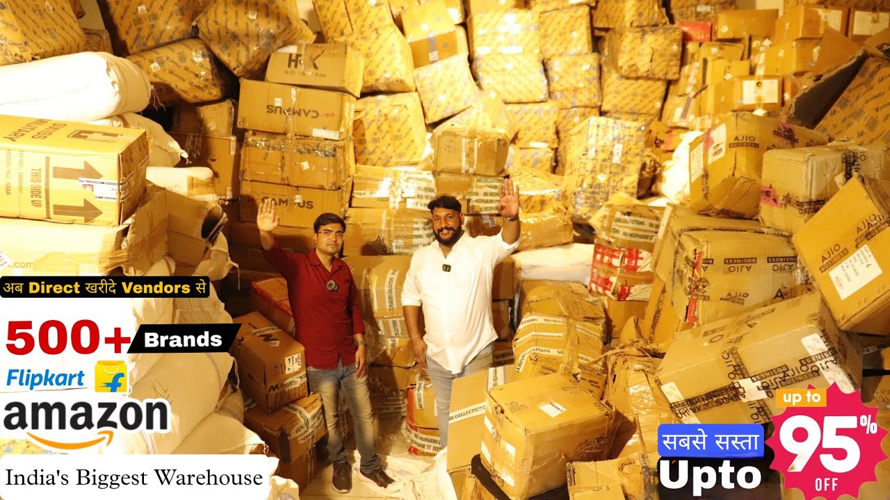 500+ Brands Available at upto 95% Discount Under Single Roof At Biggest Warehouse || Brandkart