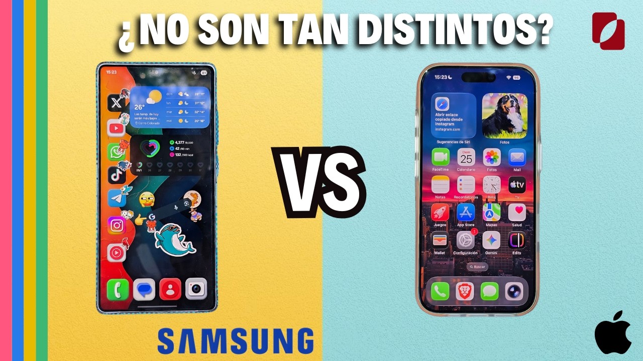 ✨One UI 8 vs iOS 26: No son TAN distintos como pensarías | Diferencias sutiles, pero MUY importantes
