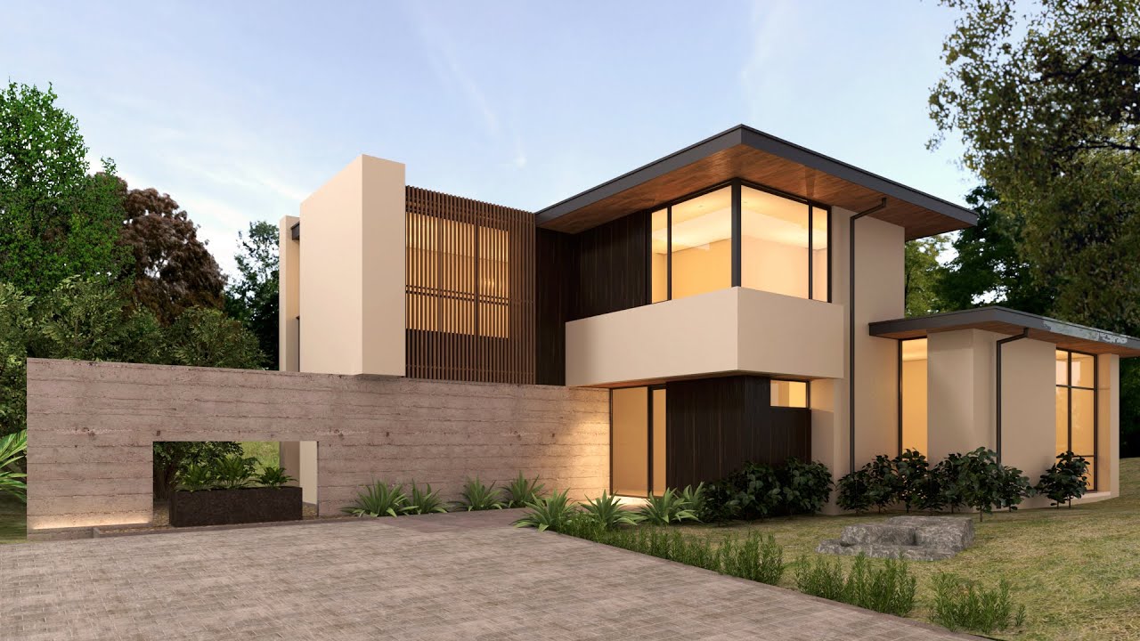 SketchUp VRay 5 EXTERIOR  #1  (V-Ray Environment + HDRI)