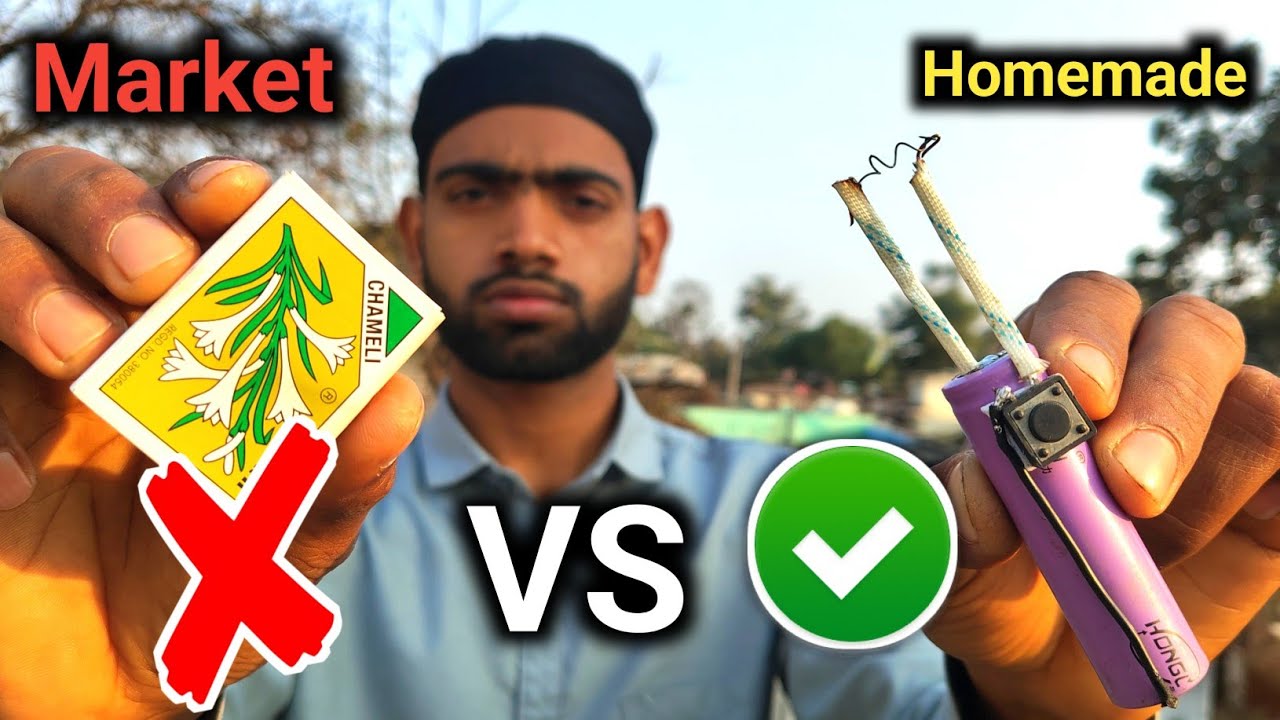 Homemade माचिस Vs Market माचिस कौन ज्यादा Powerful है?🔥