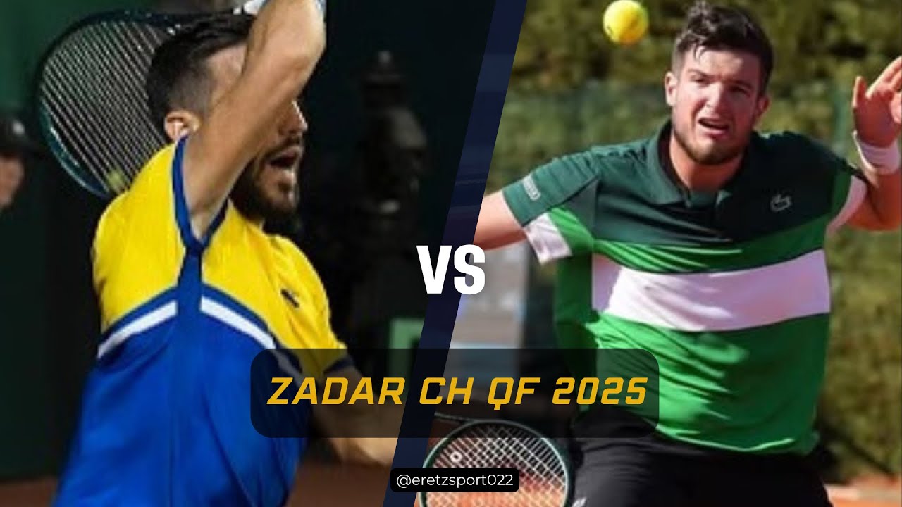 Zadar Challenger 2025 QF: Damir Dzumhur [1] vs. Mili Poljicak [WC] Highlights