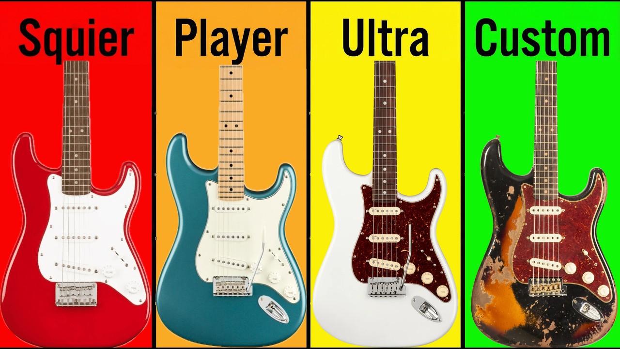 The 7 Levels of Stratocaster Explained