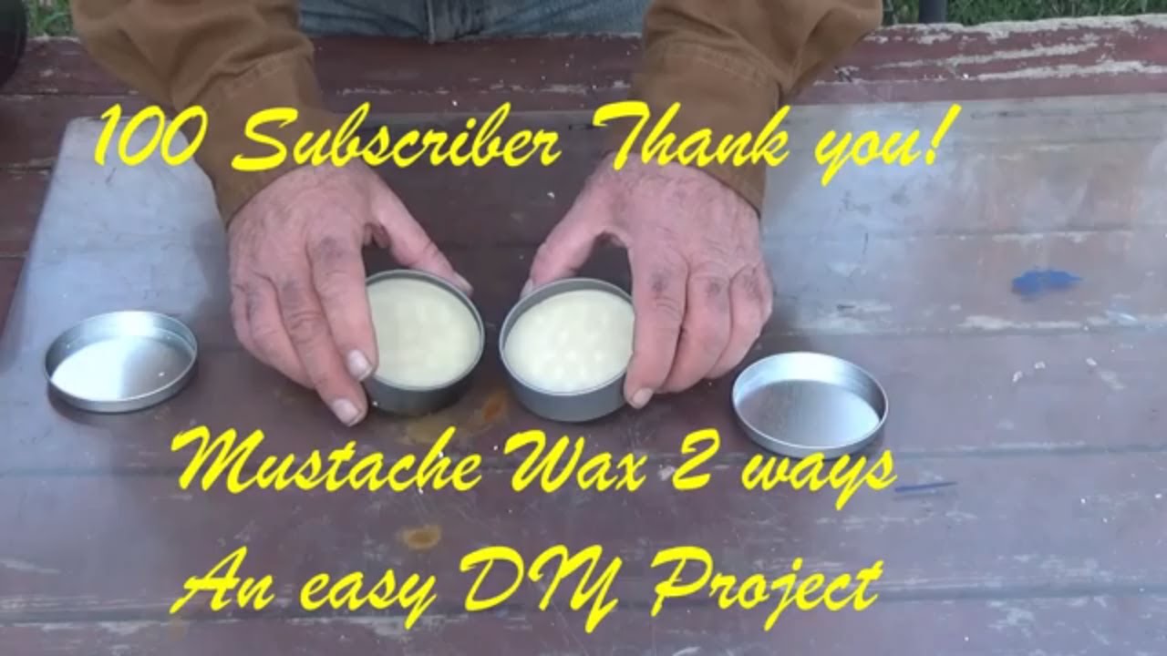 An Awesome Mustache Wax DIY & My 100 Subscriptions Thank You!