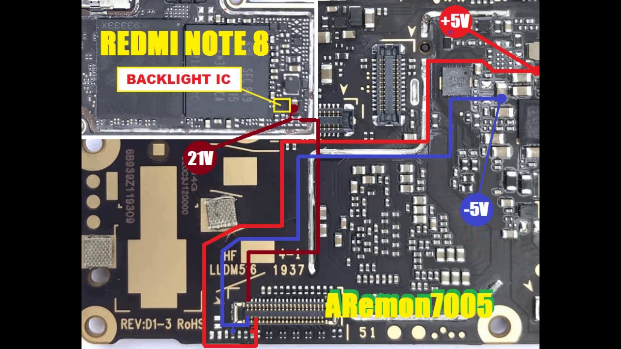 Redmi Note 8 Backlight Way Display Light Problem Solution