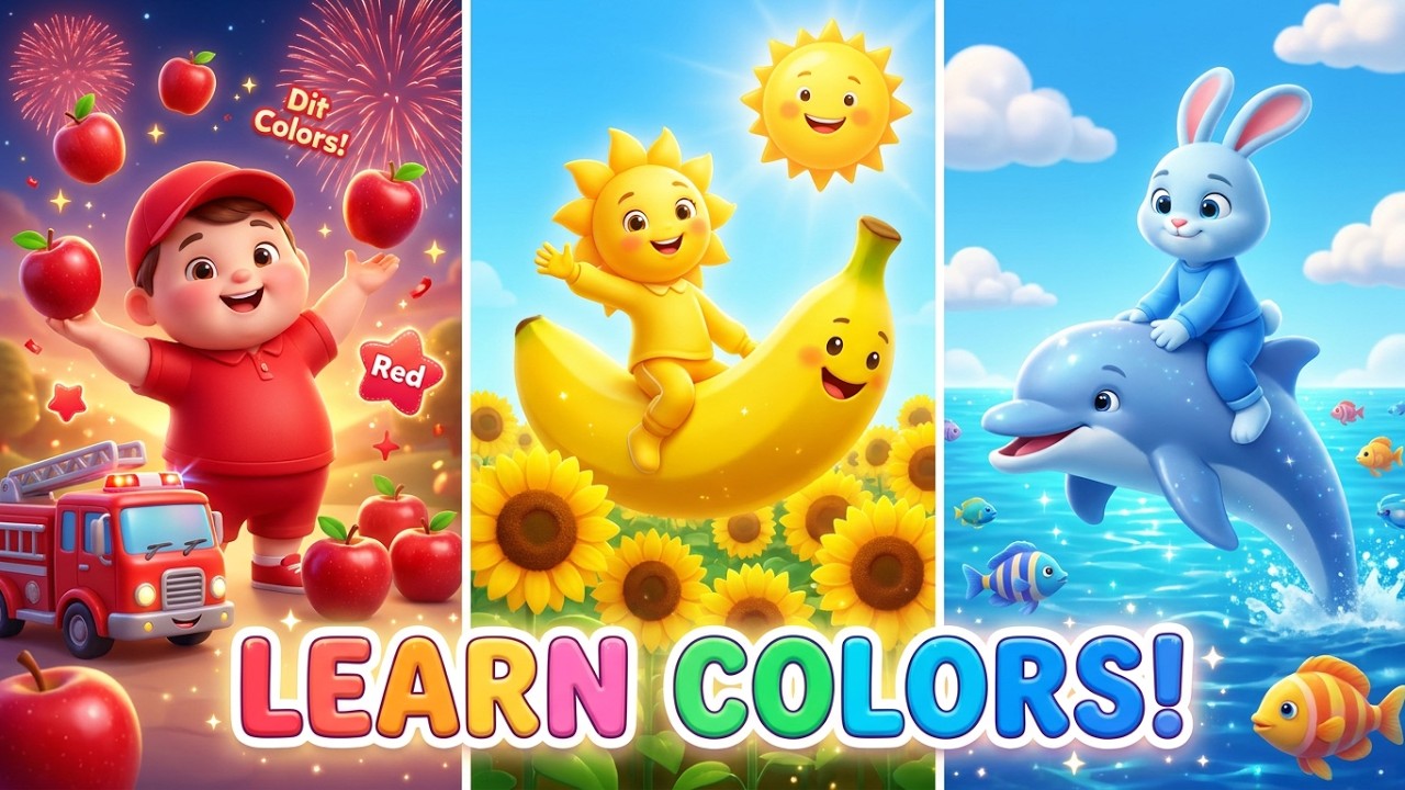 Nursery Rhyme, 🎵 The Color Parade 🎶