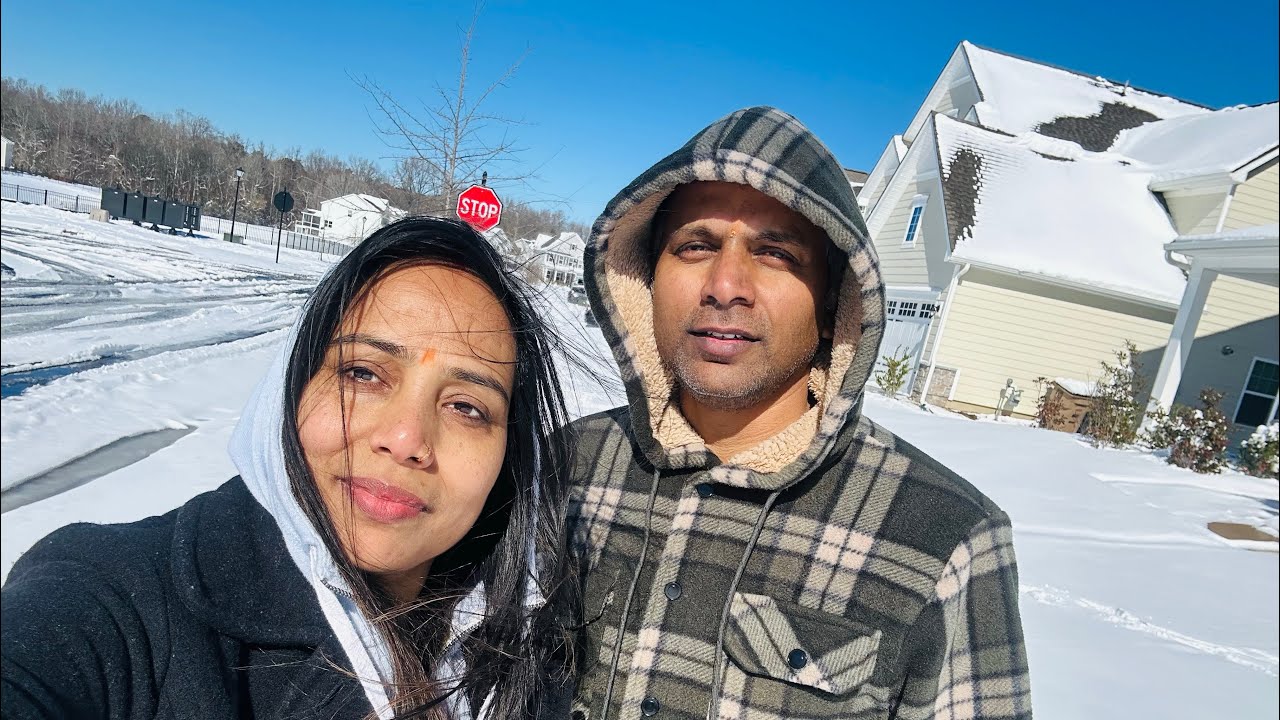 -16 Degrees Temperature 😨🥶|| Life is so difficult  || cleaning snow 