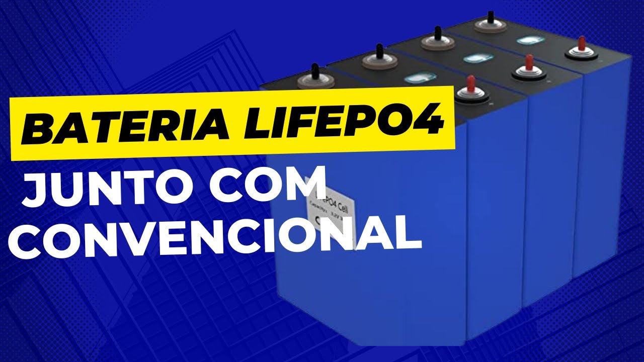 Upgrade Sistema Solar - Bateria Lifepo4 Ligada Junto Com Chumbo Acido.
