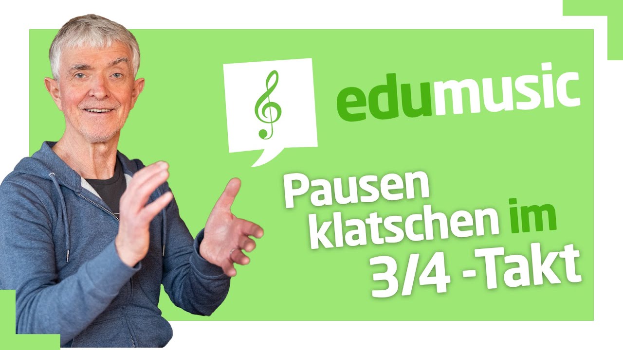 #edumusic - Pausen klatschen 3/4 - Takt!