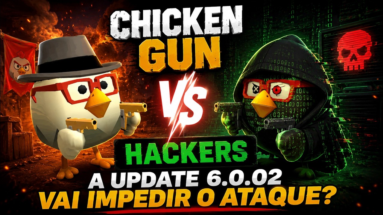 HACKERS PODEM ATACAR O CHICKEN GUN HOJE! A UPDATE 6.0.02 VAI IMPEDIR? 😱