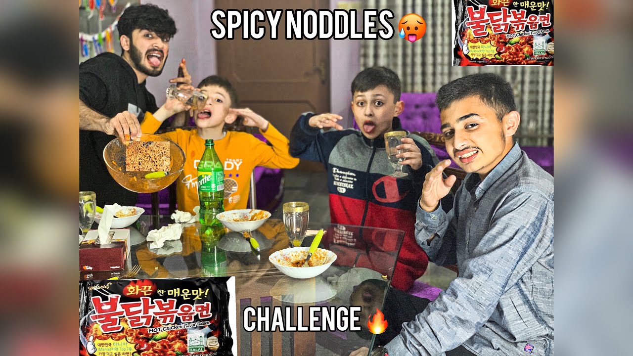 Spicy noodles challenge !