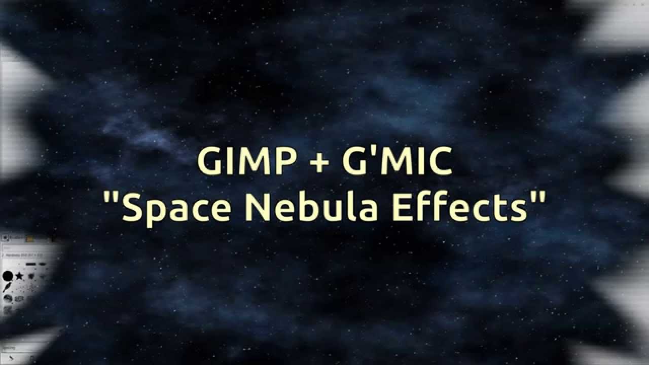 GIMP + G'MIC Space Tutorial
