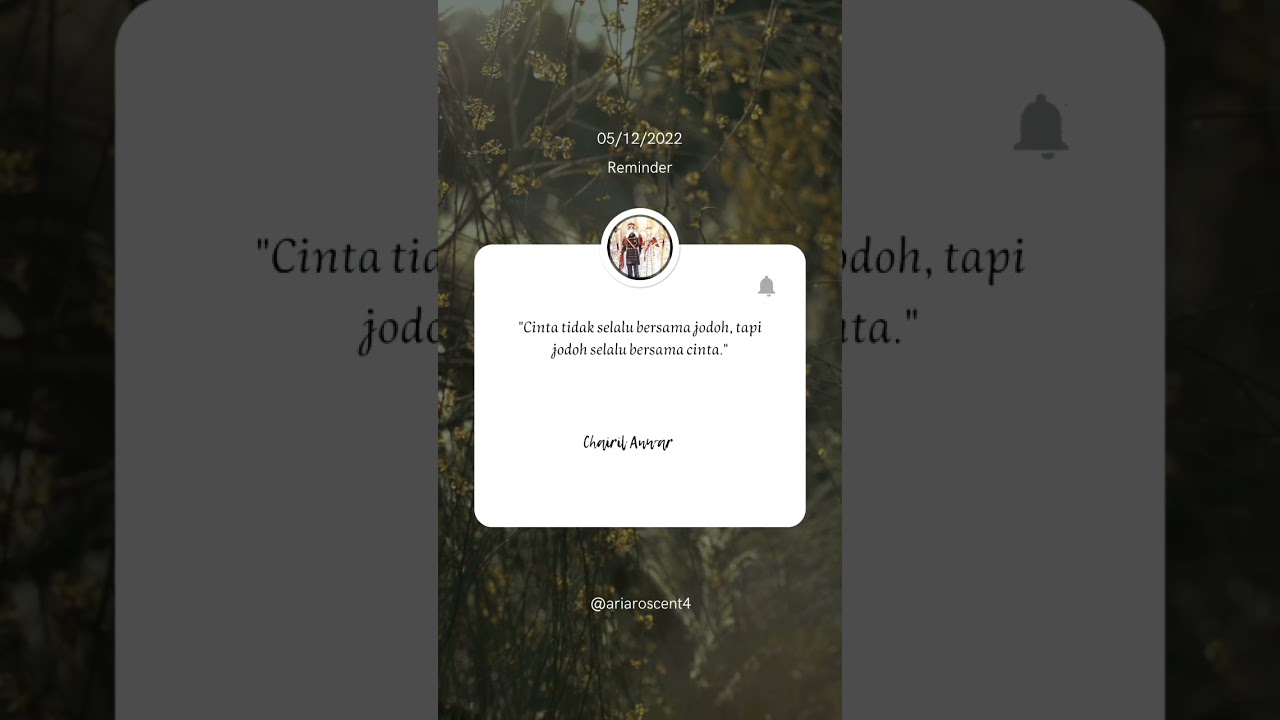 Kata Bijak Cinta | Chairil Anwar #puisicinta #puisibaper #quotes #story #chairilanwar #katacinta