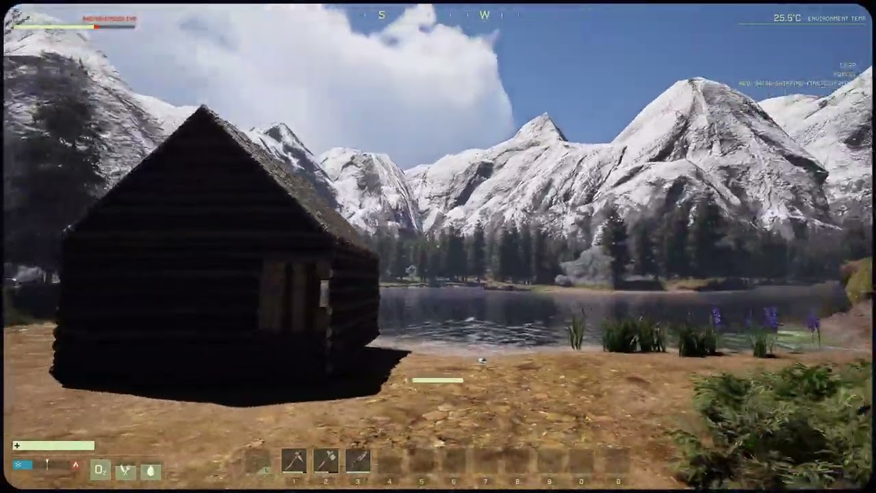 Building a wooden house in Icarus  :-)