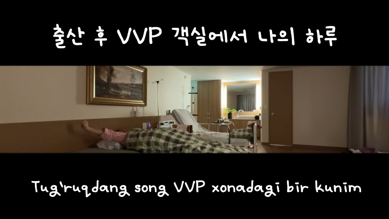 둘째 출산했습니다^^ 출산 후 VVP 객실에서 나의 하루 찍어봤습나다😀