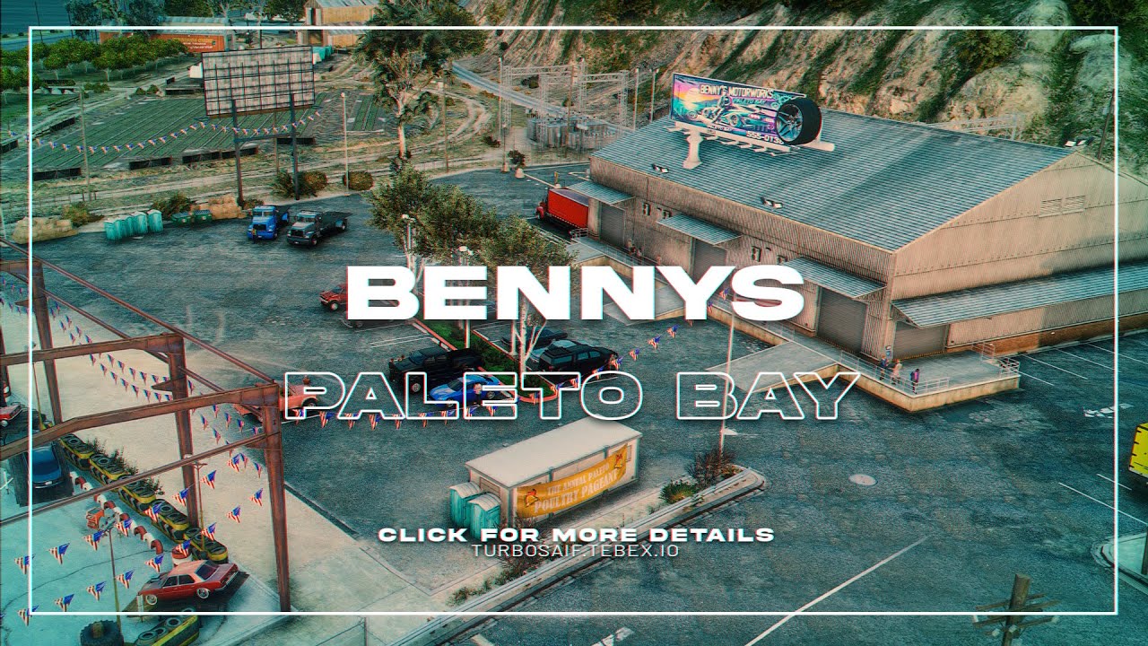 [MLO] Bennys Motorworks Paleto Bay FiveM GTA 5 RP Interior
