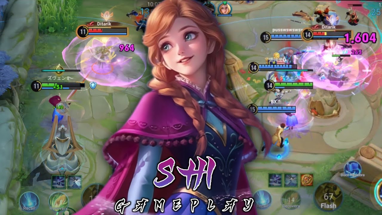 GAMEPLAY SHI MAGE CROWD CONTROL SKILL | Honor Of Kings