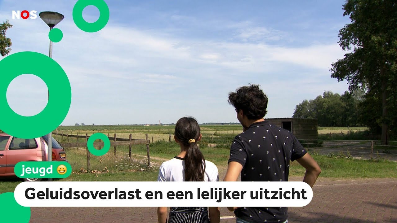 Kinderen in Stadskanaal niet blij met geplande windmolens