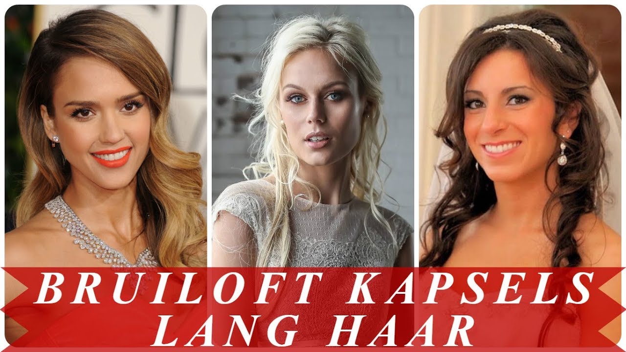 Mooie bruidskapsels lang haar 2018