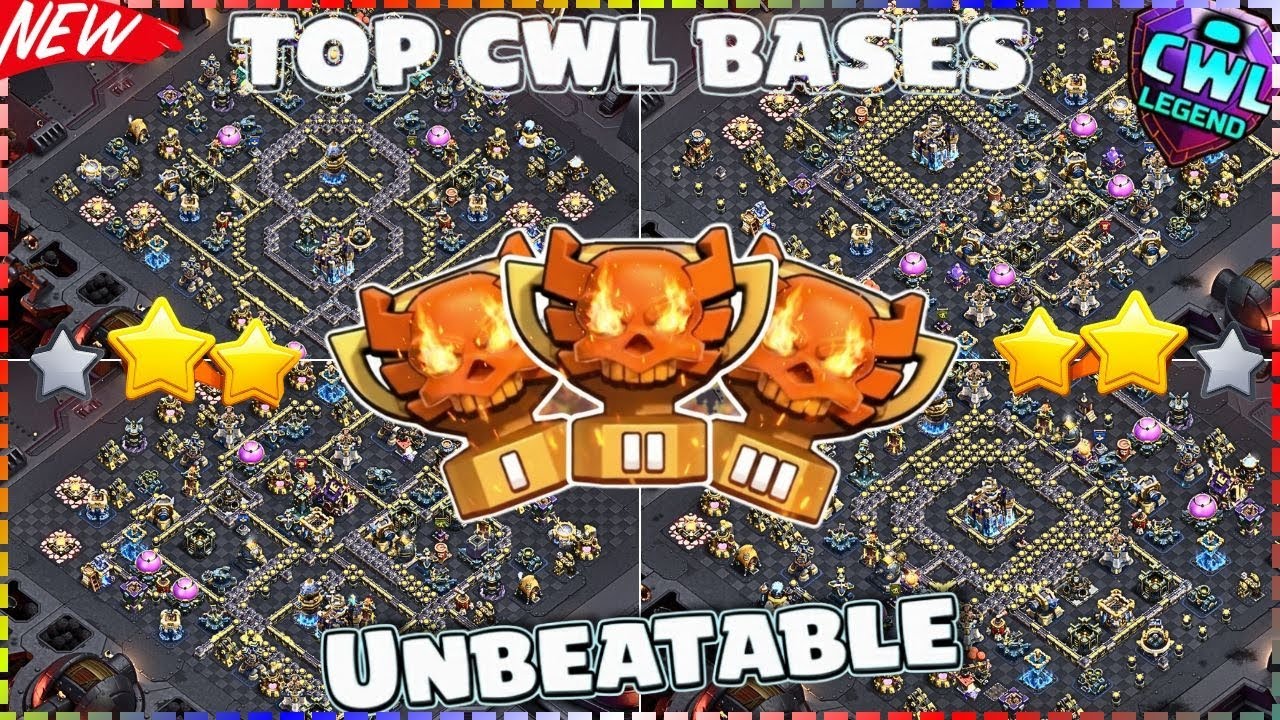 *BEST TH18 CWL BASE ANTI 3 STARS LINKS - NEW TH18 WAR & LEGEND BASES DEFENSE CLASH OF CLANS