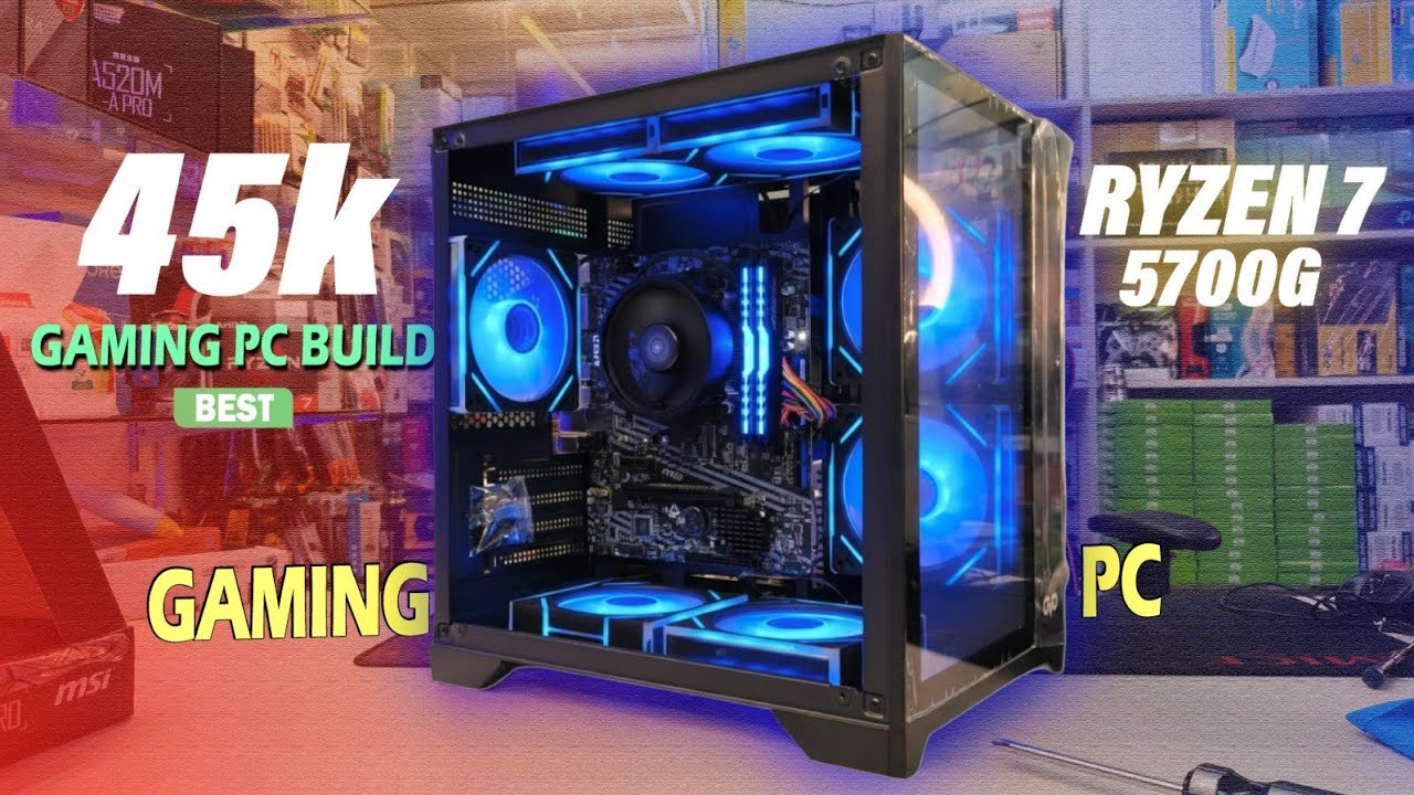 Ryzen 7 5700G 45k Pc Build Gaming Without Graphic Card 