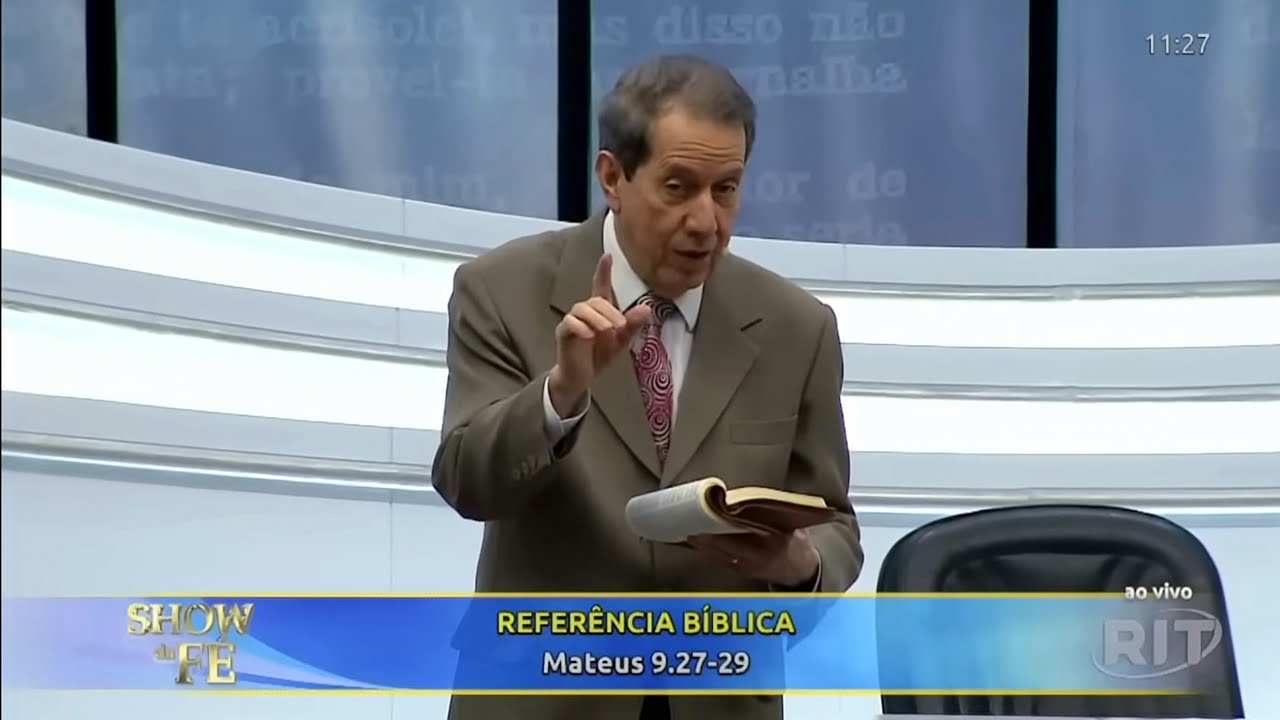 missionário rr soares - RECEBA CONFORME A SUA FÉ - Mateus 9:27-29