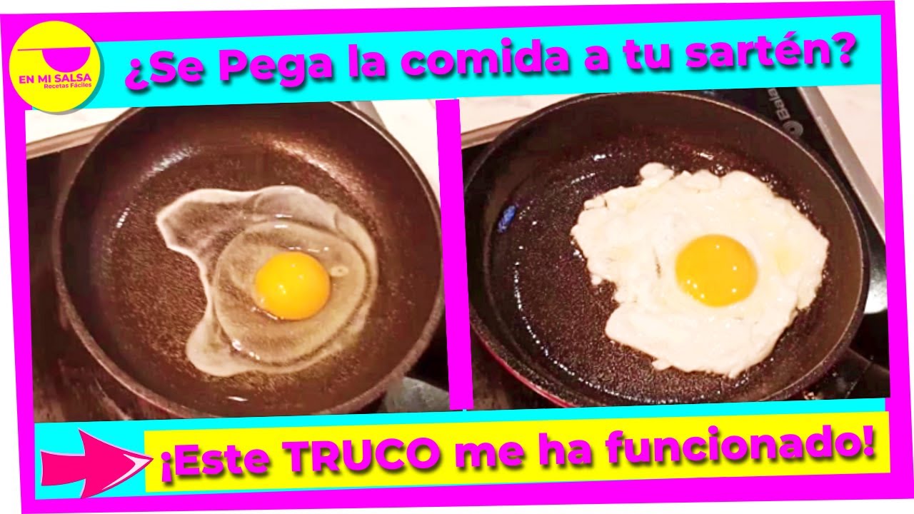 ¡¡¡MIRA CÓMO ARREGLO MI SARTÉN!!! con este ▶TRUCO para que la SARTÉN NO SE PEGUE 🍳 ¡FUNCIONA!