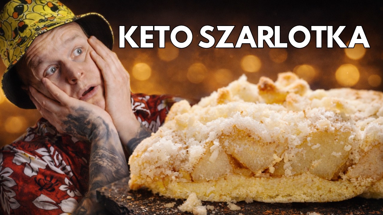 Bez cukru i mąki, szarlotka KETO.